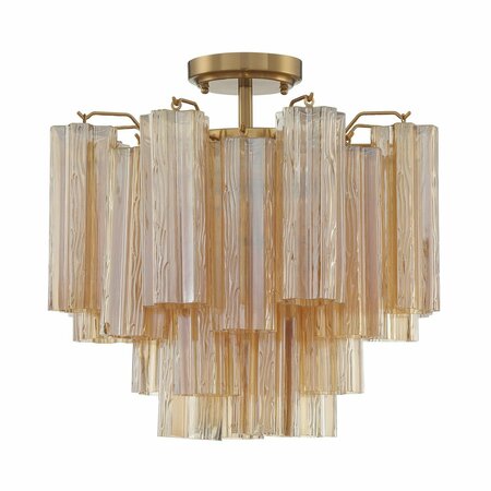 CRYSTORAMA Addis 4 Light Aged Brass semi Flush Mount ADD-300-AG-AM_CEILING